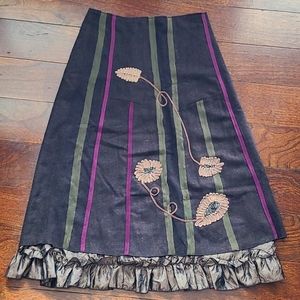 Solola Wool Blend Long Skirt